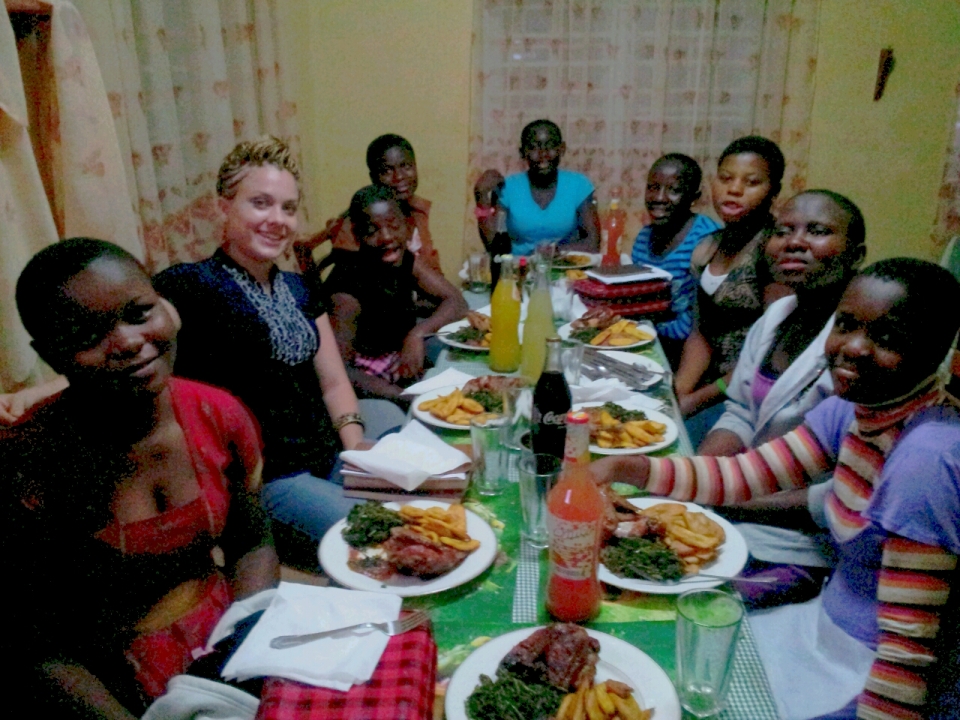 Last outing with the Children's Home older girls. We had a Bible study and ate!