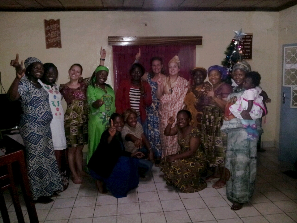 "Daughters of the Son - We Are One!", our church women's group!